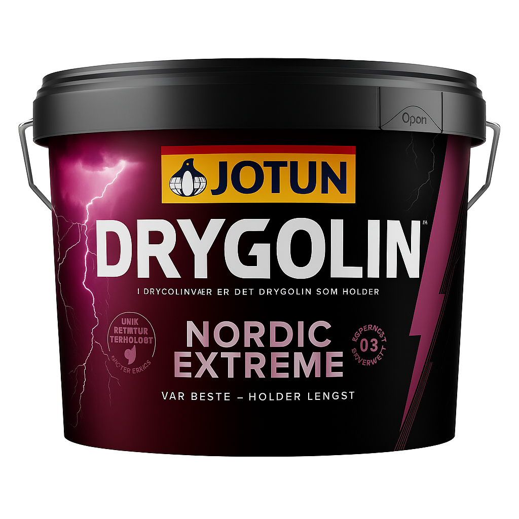 Jotun Drygolin Nordic Extreme Supermatt Buitenbeits – Matte Dekkende Houtbescherming 10–12 Jaar (Demidekk Infinity Pure Matt)