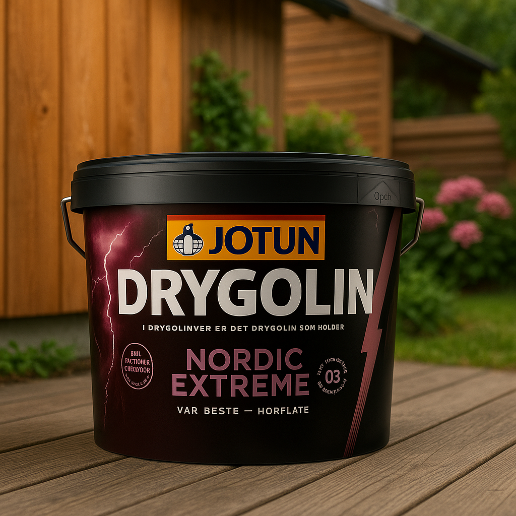 Jotun Drygolin Nordic Extreme Supermatt Buitenbeits – Matte Dekkende Houtbescherming 10–12 Jaar (Demidekk Infinity Pure Matt)